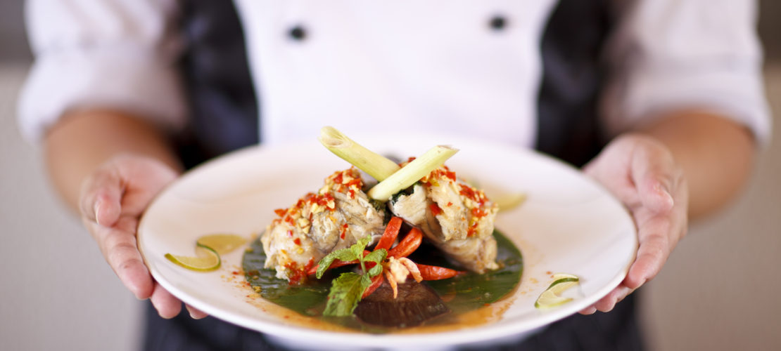 Villa dining and private chef at Baan Kilee, luxury, private villa located on Lipa Noi Beach, Koh Samui, Thailand